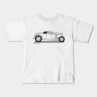 32 Roadster - Dark Version Kids T-Shirt